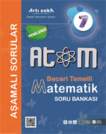 7. Sınıf Atom Beceri Temelli Matematik Aşamalı Soru Bankası 